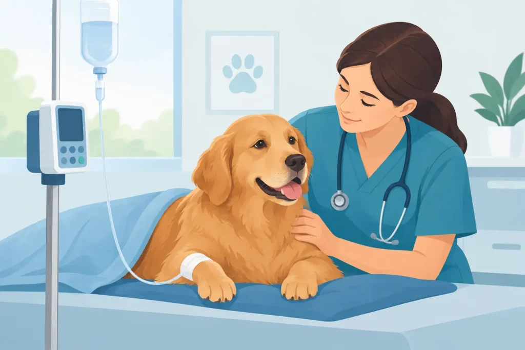 Quimioterapia para perros con cuidado experto