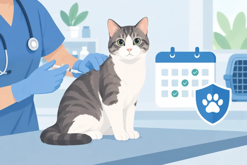 Guía de vacunación para gatos y su calendario